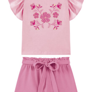 Conjunto Rosa Marlan Flor