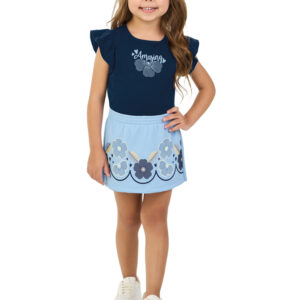 Conjunto Marlan Short Saia Menina