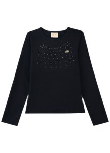 Blusa Infantil Manga Longa