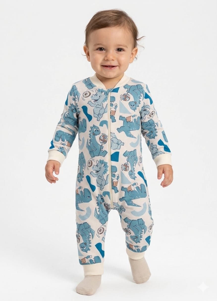 Macacão Bebê Dino